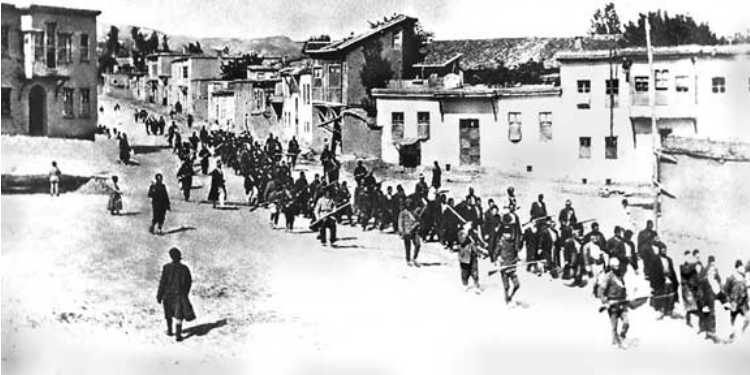 ابلاغیه تبعید اجباری و نسل کشی ارمنیان در روزنامه استانبول 1919 میلادی