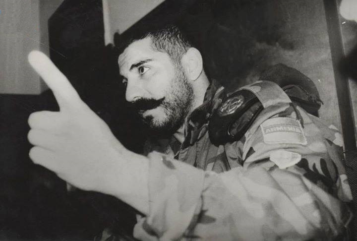 «کارو کاهکه‌جیان» فرمانده یگان در جنگ جمهوری آرتساخ